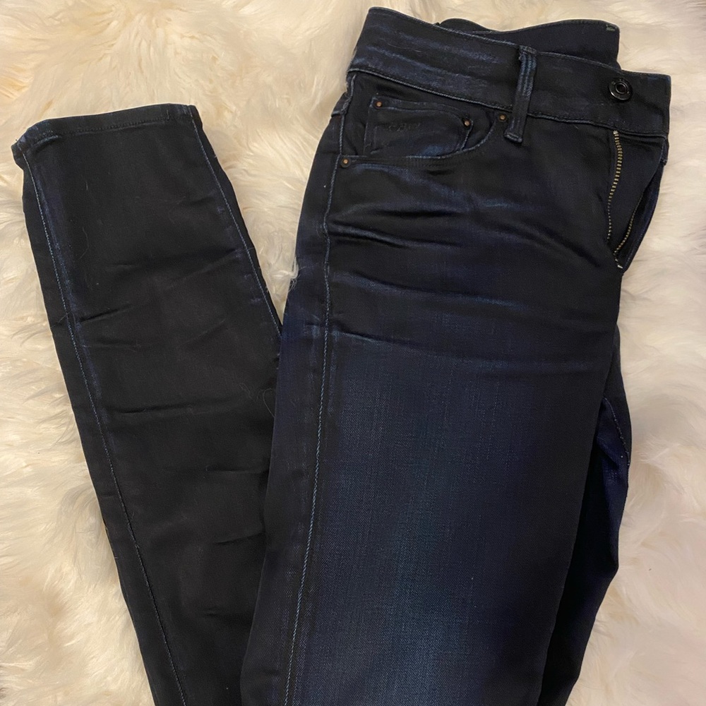 🖤G-Star Raw🖤 Size 27 Mid-rise Black/Dark Wash Straight Leg Jeans